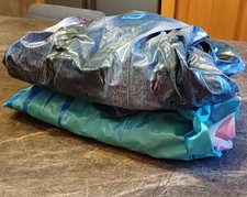 2 x Children swimming blow up float inflatable shark + mermaid