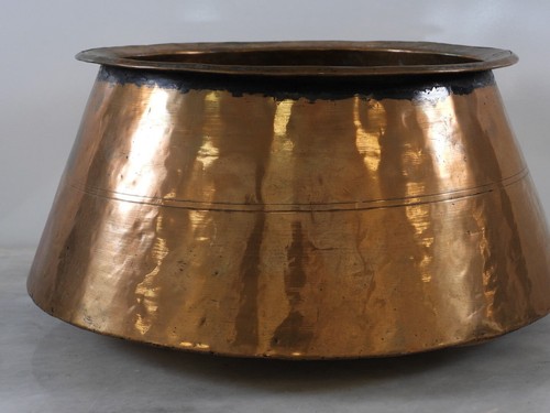Old hand hammered copper - hand,