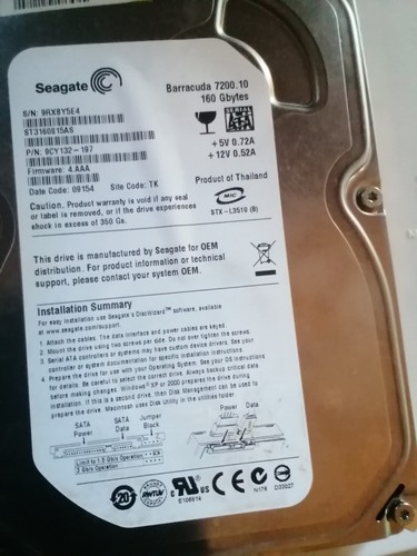 Seagate barracuda 7200 - seagate, 7200.10