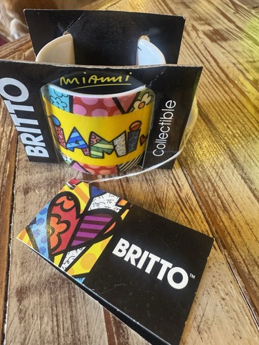 Romero britto miami mini mug - britto,