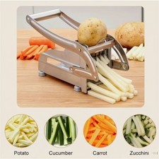 MASTER COOK Potato Chipper French Fries Slicer Chip Cutter Chopper & 2 Blades UK