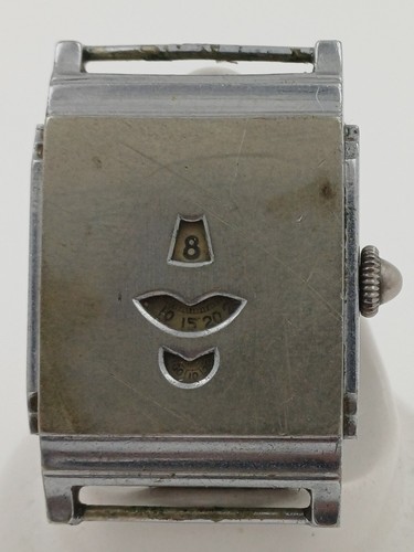 Vintage jump hour watch - vintage,