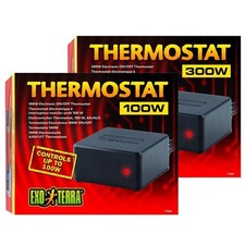 Exo Terra Reptile Viv Thermostat Terrarium On Off Heating Control 100/300/600w