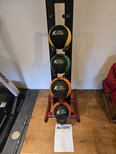 Medicine balls and rack - medicine,