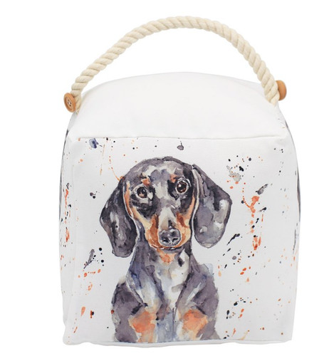 Dachshund dog cube doorstop - dachshund,