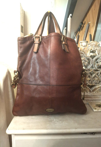 Fossil real leather tan - fossil,