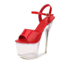 NEW SEXY 6.7" HIGH HEEL STILETTO ROUND TOE CLASSIC POLE DANCE STRIPPER SHOES