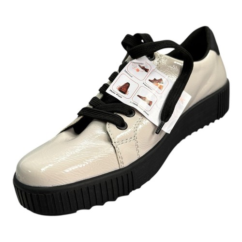 Bnwt rieker white shiny - rieker,