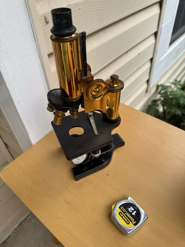 Antique microscope