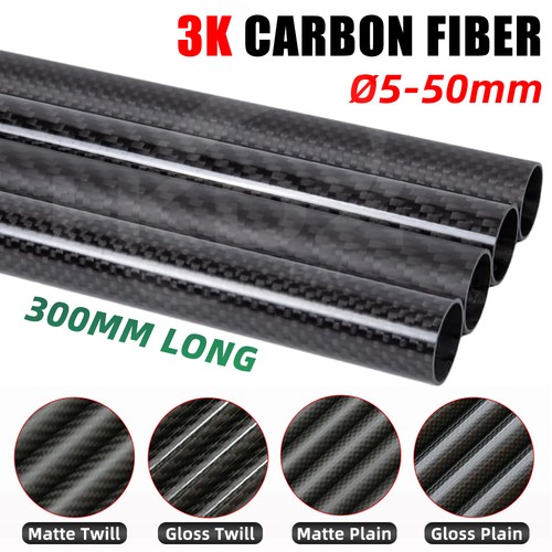 Carbon fiber tube matte - 3k,