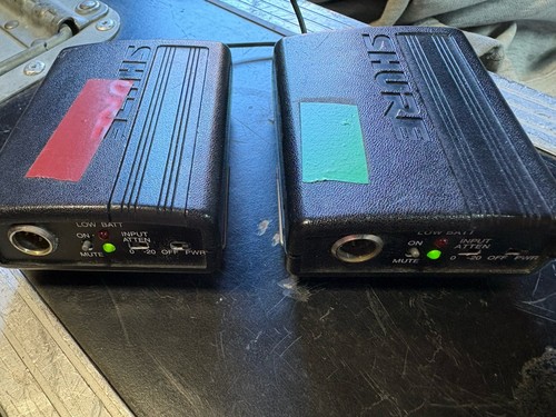 Shure wireless body packs - wireless,