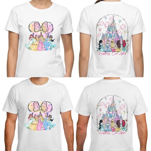 Disney princess castle shirt - disney,