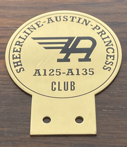 Classic car bumper - classic, badge
