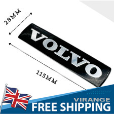 Replacement Volvo Front Grille Badge Emblem Sticker Black 11.5cmX2.8cm