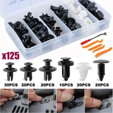 125pcs Car Trim Clips Retainer Bumper Fender Door Panel Fasteners Removal Tools