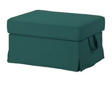 IKEA EKTORP Cover for footstool, Totebo dark turquoise, 304.721.97