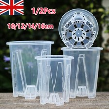 Transparent Orchid Pots Set