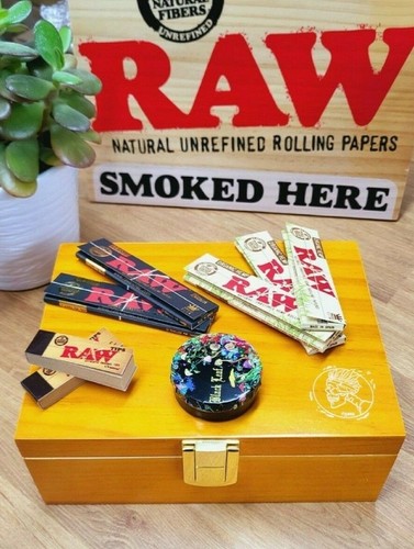 Large smoking box - large, bamboo