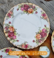 12 x Royal Albert Country Roses Side Plates 16cm Vintage