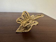Vintage Solid Brass Butterfly