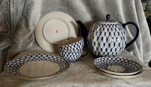 Vintage lomonosov cobalt net - vintage,
