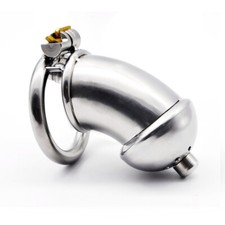 Stainless Steel Male Chastity