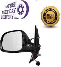 VW Transporter T5 2010-2020 Electric Door Wing Mirror Passenger Side Near Left