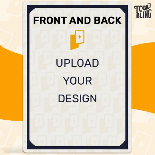 Custom cards front and back - front,