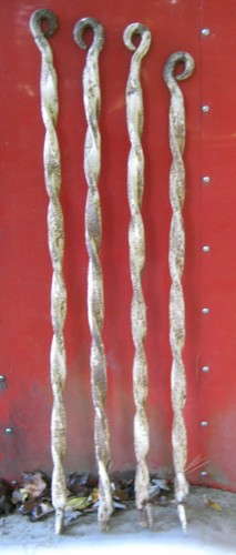 Antique wrought iron forged - wrought,