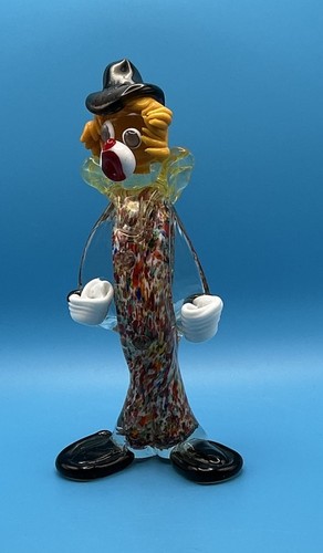 Vintage murano glass clown - vintage,