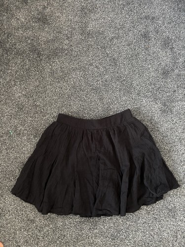 Asos black cotton mini - black, rara