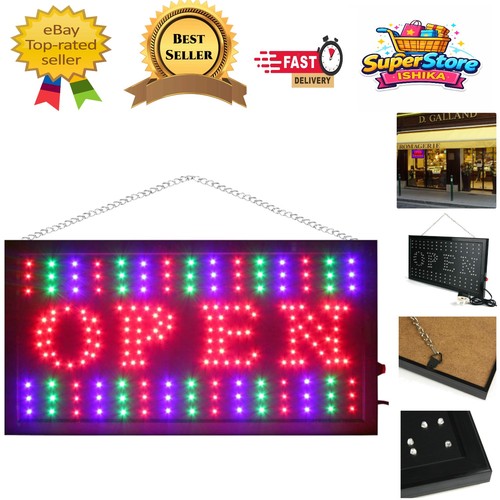 Ultra bright led open - led, shop