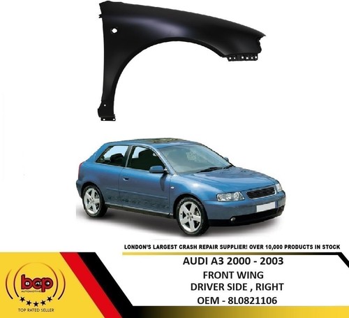 Audi 2000 2003 front - 2003, wing