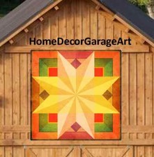 Barn Quilt Metal Sign, Eight