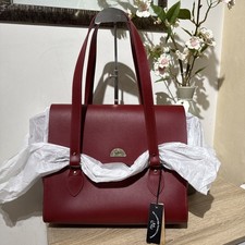 Cambridge Satchel Brand New The Emily Full Size Saffiano Leather Red BNWT