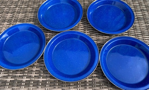 Camping plates enamel - camping,