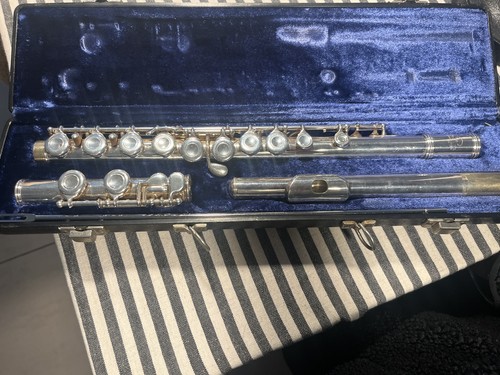 Emerson silver plate flute - emerson,