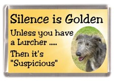 Lurcher Dog Fridge Magnet