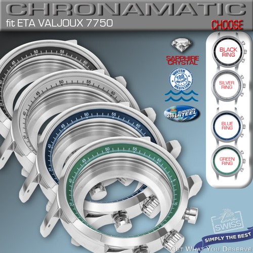 Watch case chronomatic for - watch,