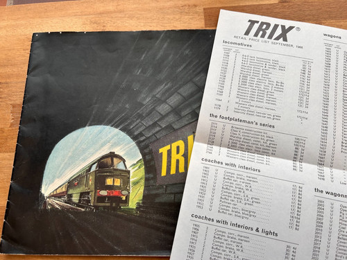 Trix model railway 1966 with - model,