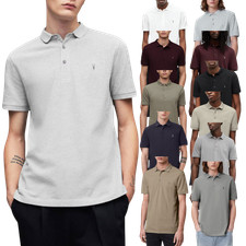 All Saints Reform Mens Polo Shirt Short Sleeve Casual Wear Top Golf Tee S-3XL