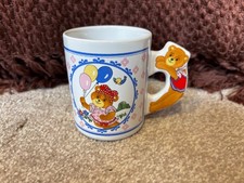 Zellers Zeddy Bear Vintage White Ceramic Teddy Bear Mug