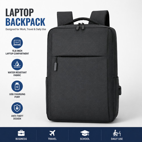 Laptop backpack - 15.6",