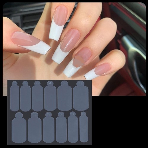 French line stickers nail - french,