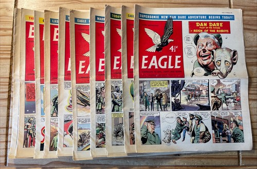 Eagle comic x10 - eagle, 1957