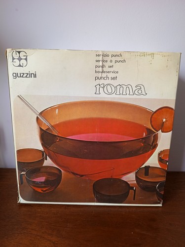 Vintage guzzini punch - vintage, bowl