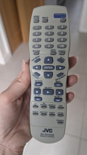 Jvc remote control sxv033e - jvc,