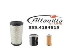 KIT FILTRI ARIA GASOLIO FILTRO OLIO CHATENET CH26 30 32 MOTORE YANMAR 523