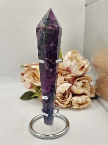 Purple rainbow fluorite - purple,