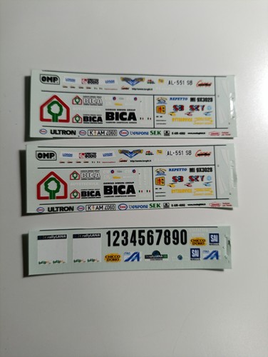 Decals renault clio bica - 1/43,